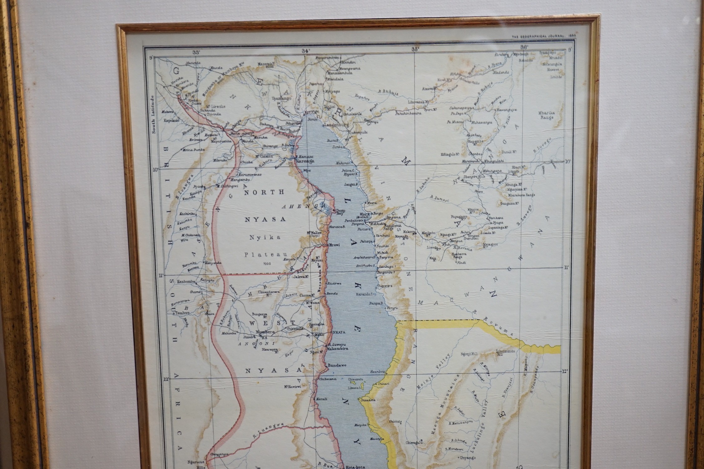 John Bartholomew / The XXth Citizens Atlas, Maps of British Central Africa Protectorate and Central and South Africa, 67 x 30cm and 43 x 34cm